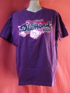 ＵＳＥＤ NANA MIZUKI LIVE DIAMOND 2009 Ｔシャツ サイズＭ 紫系