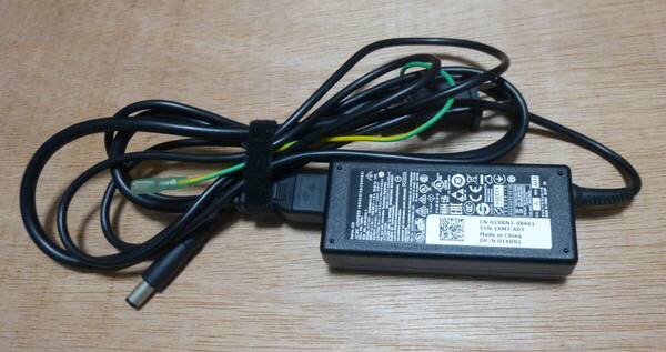 DELL ノートPC用ACアダプタ 19.5V 3.34A P/N 1XRN1 / No. ADP-65TH F / MODEL DA65NM111-00