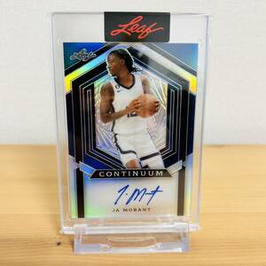 2023 LEAF METAL CONTINUUM AUTOGRAPH Ja Morant 直筆サイン /49