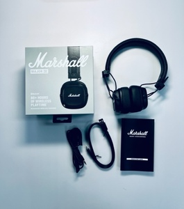 Marshall MAJOR Ⅳ Bluetooth ヘッドフォン ブラック　