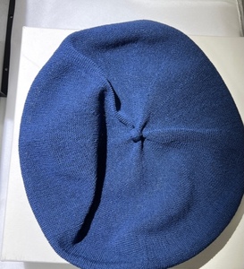 ほぼ未使用品　mature ha. シルクベレー帽 　三色セット　ベージュ　クロ　ブルー