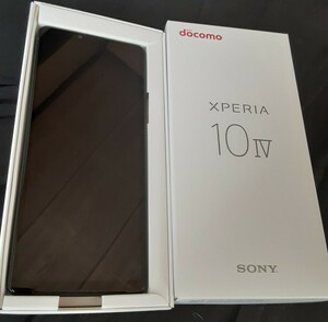 美品 Xperia 10 IV 【Android 14対応】5G 128GB 有機EL 約6インチ SO-52C ドコモ docomo ソニー sony エクスペリア black ブラック 黒