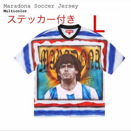 【新品】 L 24SS Supreme Maradona Soccer Jersey Multicolor シュプリーム マラドーナ サッカー ジャージ マルチカラー
