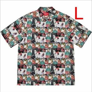 【新品】 L Supreme Magazine S/S Shirt Multi シュプリーム マガジン エスエス シャツ マルチ boxlogo ボックスロゴ 半袖