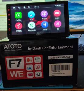 ATOTO F7 WE 7 inch touch panel audio one body navi 