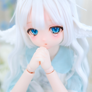 再出品DDH-27 SW肌 ソフビ盛り カスタムヘッド ＋アイ３種 涙パーツ ボークス MDD ドルフィードリーム DollfieDream の画像5