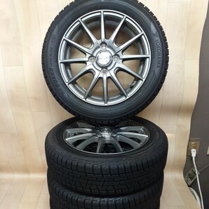 FN240412 ヨコハマ IG50 PLUS 155/65R14 75Q WEZEN 14x4.5J +45 4本 スタッドレスタイヤの画像1