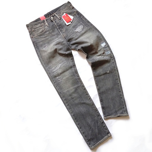 【levd3】Levi's リーバイス 501 CT デニム カスタム＆テーパード クラッシュリメイクブラックライトユーズド メキシコ製 メンズ 31インチ