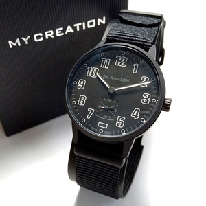 【jmw2】日本限定モデル　JACK MASON ジャックメイソン 腕時計 フィールドシリーズ FIELD　JM-F401-017 ブラック/黒 ミリタリー メンズ