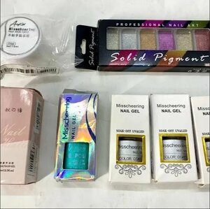 [7 piece ] nails goods gel assortment 