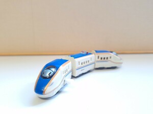 カプセルプラレール　E7系新幹線かがやき　先頭車　中間車　後尾車　走る美術館と雪景色編　2017　ガチャ　電車　鉄道　セット
