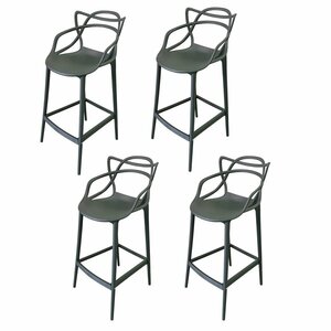  same color 4 legs set chair stylish counter chair master z high design chair li Pro duct living is chair ne- key dark green 