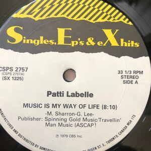 12’ Patti Labelle-Music is my way of life 