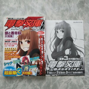 付録完備 電撃文庫magazine プロローグ2 2008年 狼と香辛料 灼眼のシャナ クリアカバー 電撃文庫マガジン