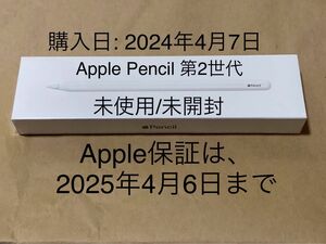 購入：2024年4月★未開封品★純正 Apple Pencil 2 アップル ペンシル 第2世代 MU8F2J/A A2051＿5