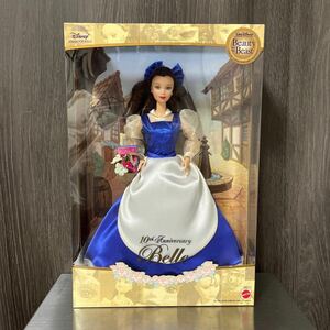 1円スタート★ Disney 10th Anniversary Belle by Barbie 美女と野獣　ベル　フィギュア人形ディズニー