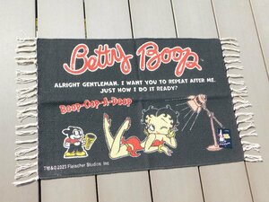 ◆送料無料◆【ベティちゃんコットンマット】※《Betty Boop・BT-HOLLYWOOD》　アメリカン雑貨　サイズ500×700mm 　ベティ・ブープ