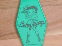 ◆送料\120◆【Betty Boop・ベティちゃん】※《ホテルキーリング・グリーン》　アメリカン雑貨　ホテルキーホルダー_画像4