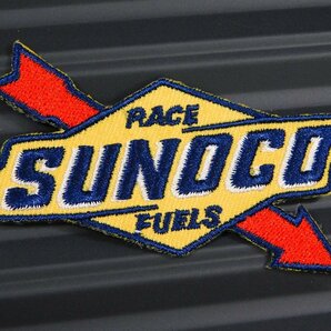 送料\84【SUNOCO・スノコ】※《アイロン刺繍ワッペン》 アメリカン雑貨 刺繍ワッペン アイロンワッペンの画像1