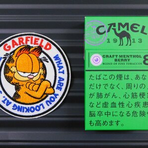 送料\84【GARFIELD・ガーフィールド】※《アイロン刺繍ワッペン》 アメリカン雑貨 刺繍ワッペン アイロンワッペン ⑤の画像3