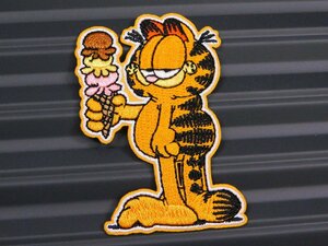 送料\84【GARFIELD・ガーフィールド】※《アイロン刺繍ワッペン》　アメリカン雑貨　刺繍ワッペン　アイロンワッペン　③