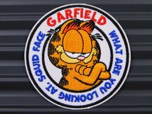 送料\84【GARFIELD・ガーフィールド】※《アイロン刺繍ワッペン》　アメリカン雑貨　刺繍ワッペン　アイロンワッペン　⑤_画像2