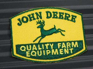 送料\84【JOHN DEERE・ジョンディア】※《アイロン刺繍ワッペン》　アメリカン雑貨　刺繍ワッペン　アイロンワッペン