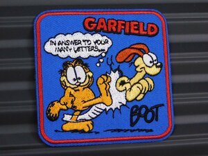  postage \84[GARFIELD* Garfield ]*{ iron embroidery badge } american miscellaneous goods embroidery badge iron badge ④