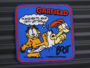 送料\84【GARFIELD・ガーフィールド】※《アイロン刺繍ワッペン》　アメリカン雑貨　刺繍ワッペン　アイロンワッペン　④