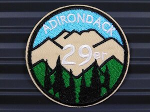 送料\84【ADIRONDACK・キャンプ】※《アイロン刺繍ワッペン》　アメリカン雑貨　刺繍ワッペン　アイロンワッペン