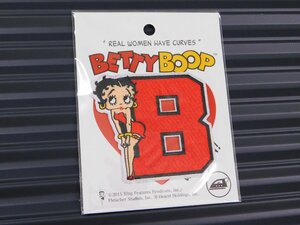 送料\84【Betty Boop・ベティちゃん③】※《アイロン刺繍ワッペン》　アメリカン雑貨　刺繍ワッペン　アイロンワッペン