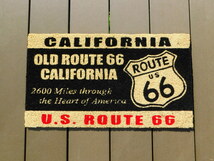 在庫処分します！【アメリカン コイヤーマット】※《ROUTE66・カルフォルニア》玄関マット　アメリカン雑貨_画像2