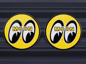 【MOONEYES・ムーンアイズ】※《アイボールステッカー2枚／直径40mm》　(品番DM055)