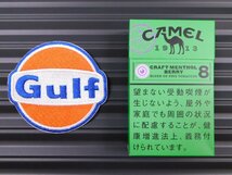 送料\84【Gulf・ガルフ】※《アイロン刺繍ワッペン》　アメリカン雑貨　刺繍ワッペン　アイロンワッペン_画像3