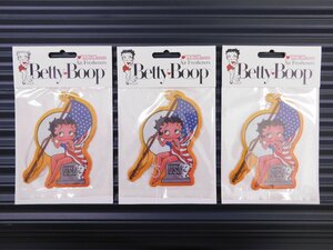 送料\140【Betty Boop・ベティちゃん】※《エアーフレッシュナー3枚・パッション》　品番BT-AMERICA　AIR FRESHENER　アメリカン