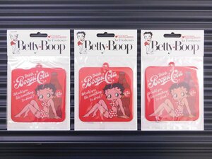 送料\140【Betty Boop・ベティちゃん】※《エアーフレッシュナー3枚・パッション》　品番BT-COLA　AIR FRESHENER　アメリカン