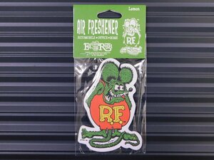 送料\84【Rat Fink・ラットフィンク／グリーン】※《エアーフレッシュナー・レモン》　AIR FRESHENER　アメリカン