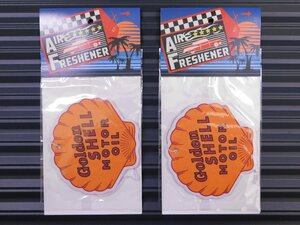 送料\120【SHELL・シェル】※《エアーフレッシュナー2枚・サンダルウッド》　AIR FRESHENER　アメリカン