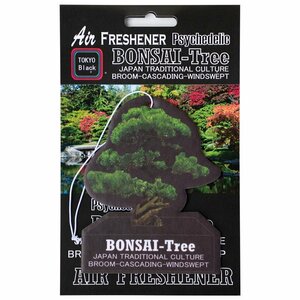 送料\94【BONSAI-TREE・盆栽エアーフレッシュナー】※《TOKYO BLACK》　盆栽エアフレ　AIR FRESHENER