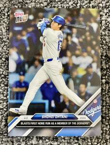 【新品】大谷翔平 TOPPS NOW ドジャース トップス 初ホームラン カード