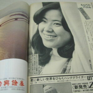 週刊サンケイ 1976年4月15日号 山口いづみ 表紙+巻頭グラビア 春の高校バレー 辻村隆の世界の画像8