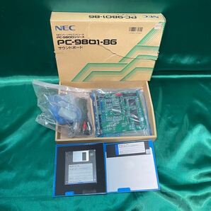 希少品 奇跡の未使用 NEC PC PC-9800シリーズ PC-9801-86 サウンドボード 対応AVドライバ MS-DDS Ver.5.0A パソコン関連 ネオクラシックの画像1