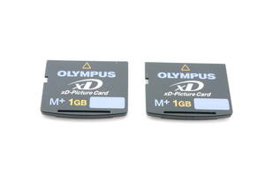 LL011 フォーマット済 XDカード 2点まとめ M+ 1GB オリンパス Olympus XD Picture Card メモリーカード クリックポスト