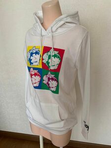 DENIFITS ×Betty Boop プリントパーカー　M スウェット フーディー 白　ベティ