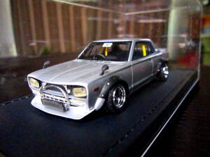  ignition model 1/43 Nissan Skyline Hakoska (KPGC10) /LB-WORKS Hakosuka 2Door *SSR company Mark Ⅲ*wheel!!