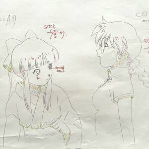 サクラ大戦　真宮寺さくら　李 紅蘭　原画　動画　セル画　Genga Cel