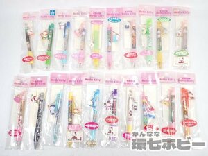 2TF42*⑧ unopened Sanrio Hello Kitty . present ground Kitty limitation ballpen summarize large amount set / Kitty Chan . earth production mascot netsuke sending :60