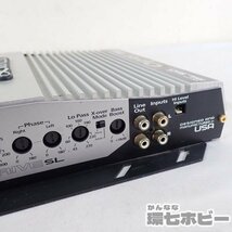 0KT43◆Lanzar ランザー SL50 OPTIDRIVE OPTI パワーアンプ 通電不明 動作未確認 現状品/カーオーディオ 送:-/80_画像7