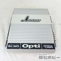 0KT43◆Lanzar ランザー SL50 OPTIDRIVE OPTI パワーアンプ 通電不明 動作未確認 現状品/カーオーディオ 送:-/80_画像1