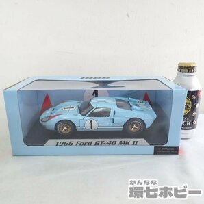 0QU69◆当時物 Shelby Collectibles 1/18 1966 フォード GT-40 MKⅡ ミニカー/シェルビー コレクティブル FORD 送:-/80の画像2